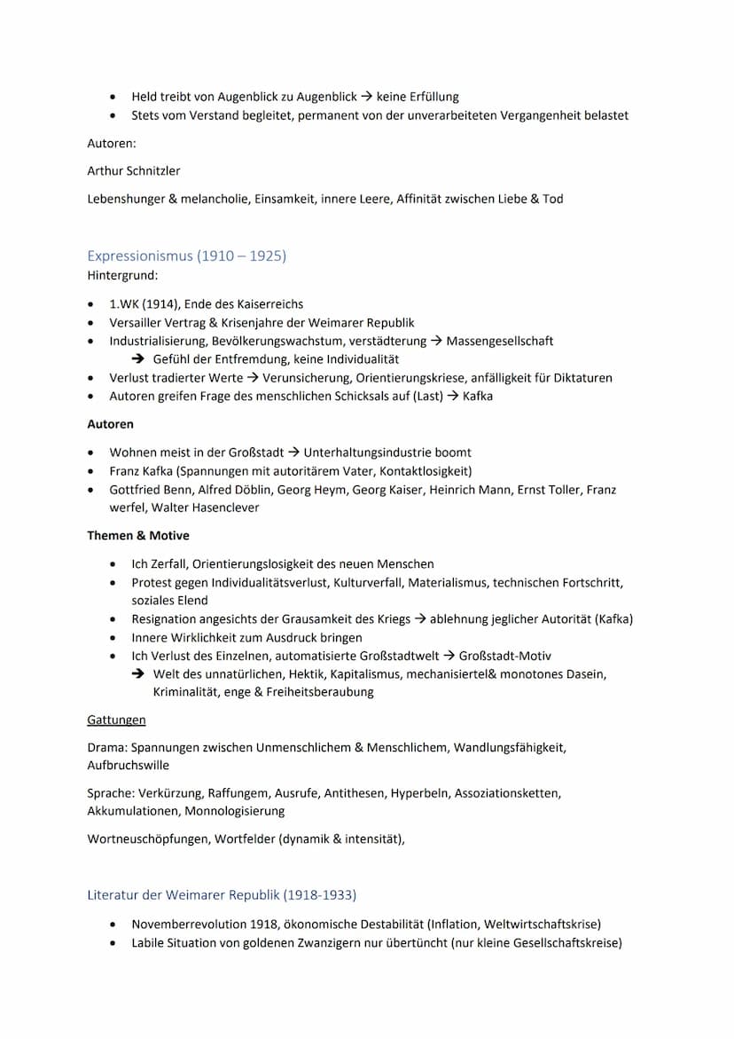 Deutsch Epochen
Aufklärung (1720-1785)
Hintergrund:
●
●
Bürgertum unterwürfig, vom Wohlwollen der Fürsten abhängig
In großen Handelsstädten 