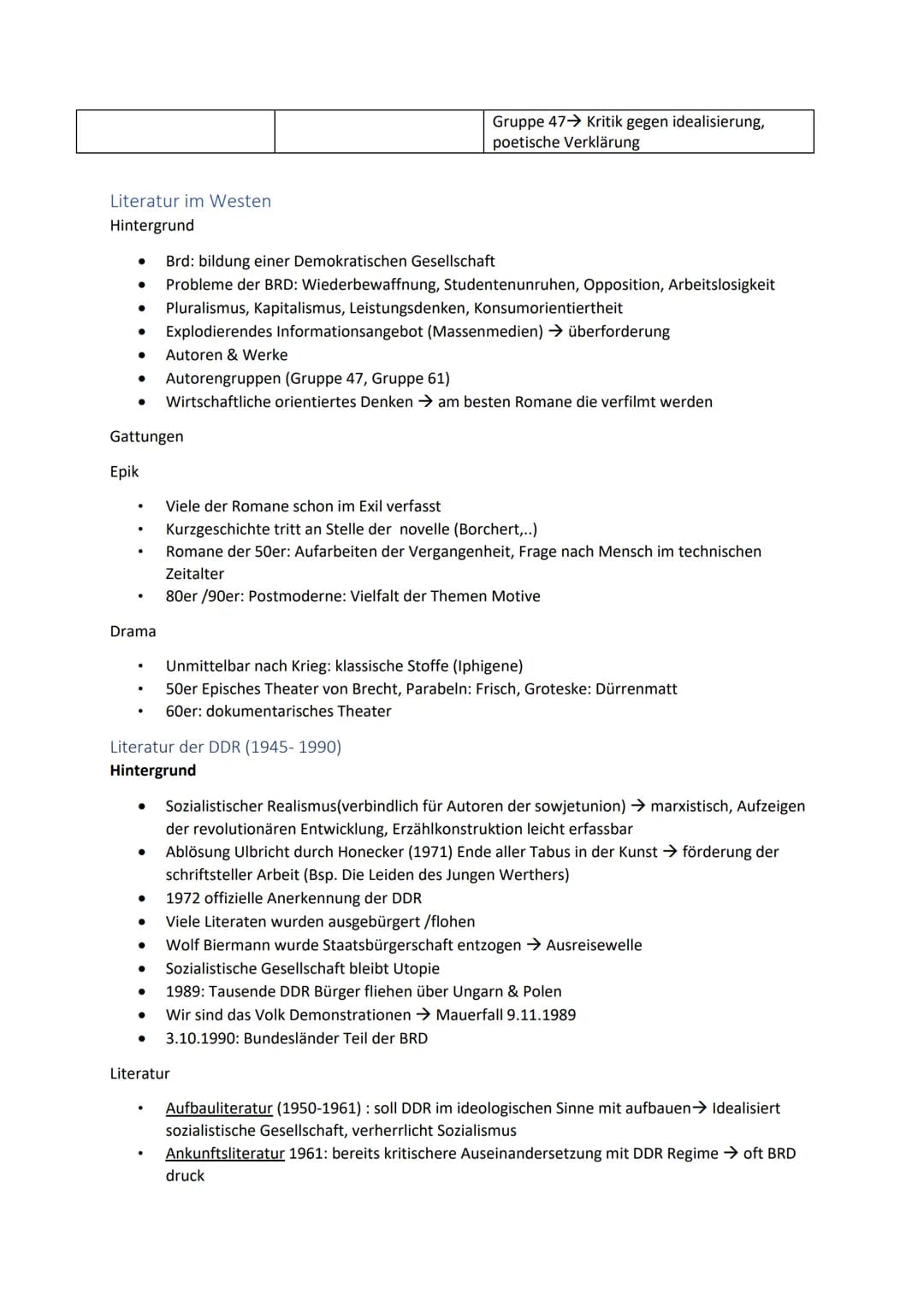 Deutsch Epochen
Aufklärung (1720-1785)
Hintergrund:
●
●
Bürgertum unterwürfig, vom Wohlwollen der Fürsten abhängig
In großen Handelsstädten 