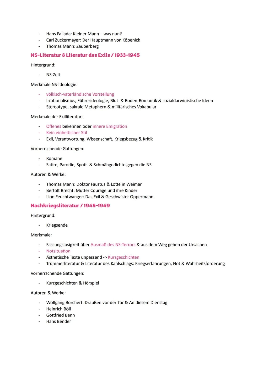 Literaturepochen
Barock/1600-1720
Hintergrund:
30-jähriger Krieg, Hexenverfolgung, Elend der Bevölkerung <-> Absolutismus
Merkmale:
Mottos: 