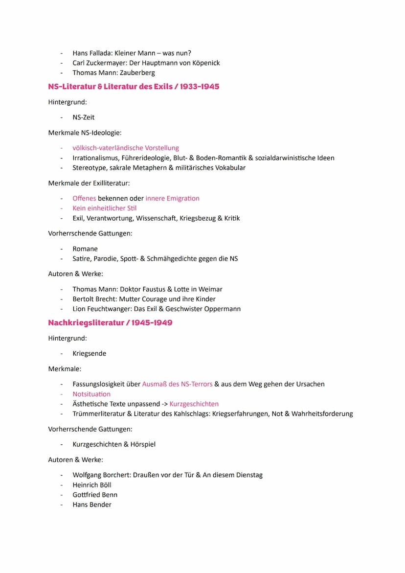Literaturepochen
Barock/1600-1720
Hintergrund:
30-jähriger Krieg, Hexenverfolgung, Elend der Bevölkerung <-> Absolutismus
Merkmale:
Mottos: 