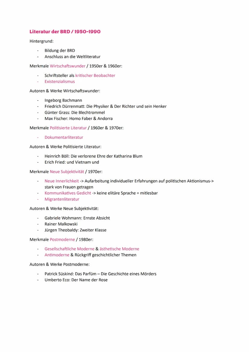 Literaturepochen
Barock/1600-1720
Hintergrund:
30-jähriger Krieg, Hexenverfolgung, Elend der Bevölkerung <-> Absolutismus
Merkmale:
Mottos: 