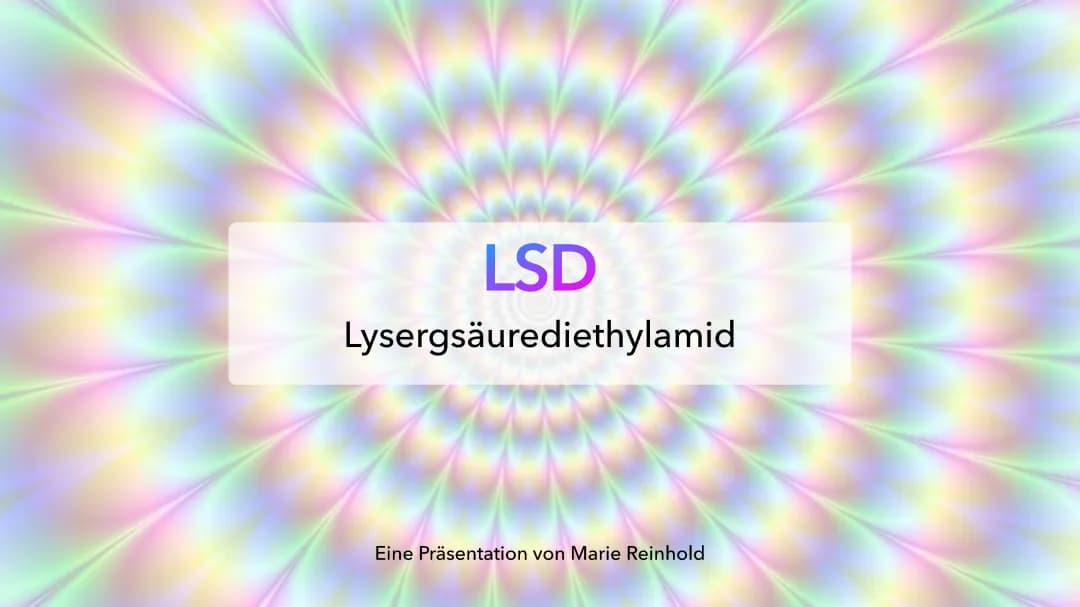 Alles über LSD-Therapie: Kosten, Wirkung & Studien in Deutschland und der Schweiz