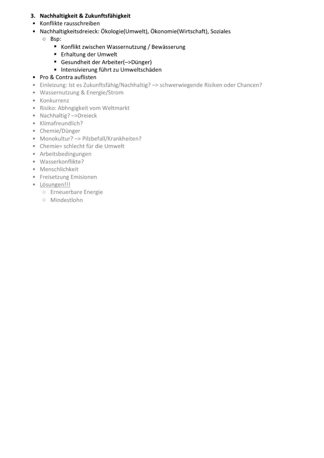 Markt- und Exportorientiertes Agrobusiness
S.50 kapitalzusammenfassung
Bevölkerungswachstum, veränderte Essgewohnheiten -> mehr Nachfrage ->