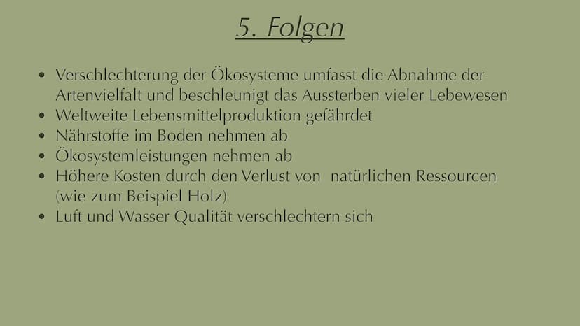 Menschliche Aktivitäten bedrohen die
Biodiversität 1. Biodiversität Definition
2. Artenvielfalt
Inhalt
2.1 Hotspots
3. Ursachen
4. Abhängigk