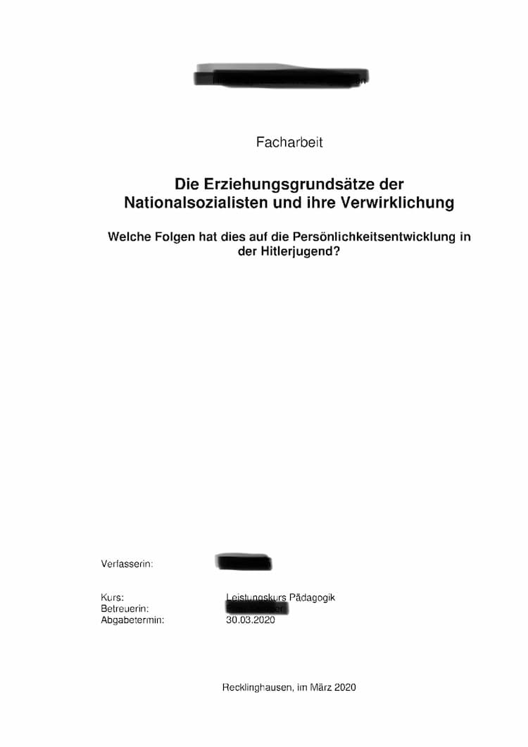 Know NS-Erziehung und die Auswirkungen auf die Persönlichkeit thumbnail