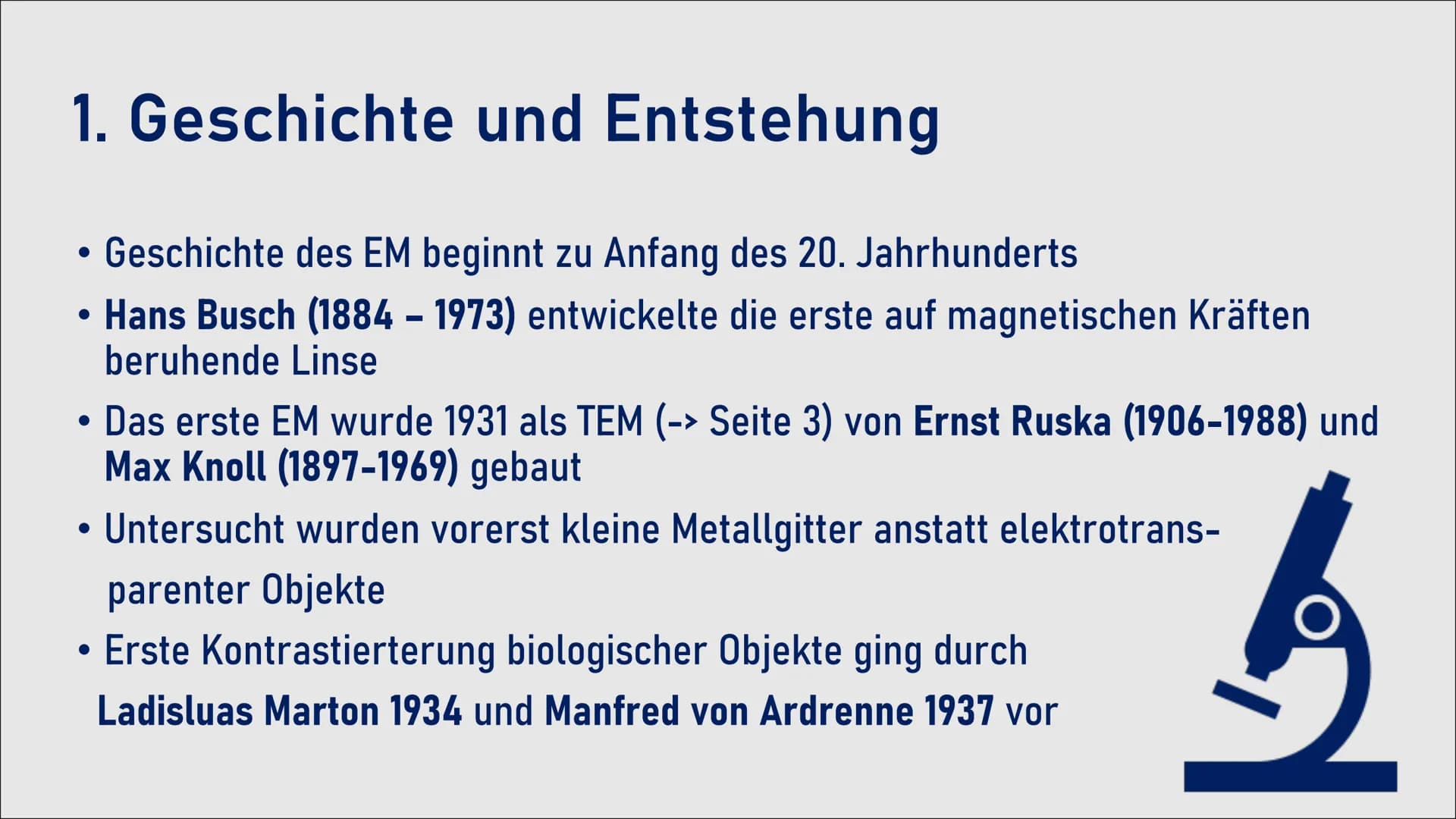 LIBRA 120
Das
Elektronenmikroskop
Die Unterschiedlichen Arten, Funktionen
und Aufbau des Elektronenmikroskops
zusammengefasst Übersicht
1. G