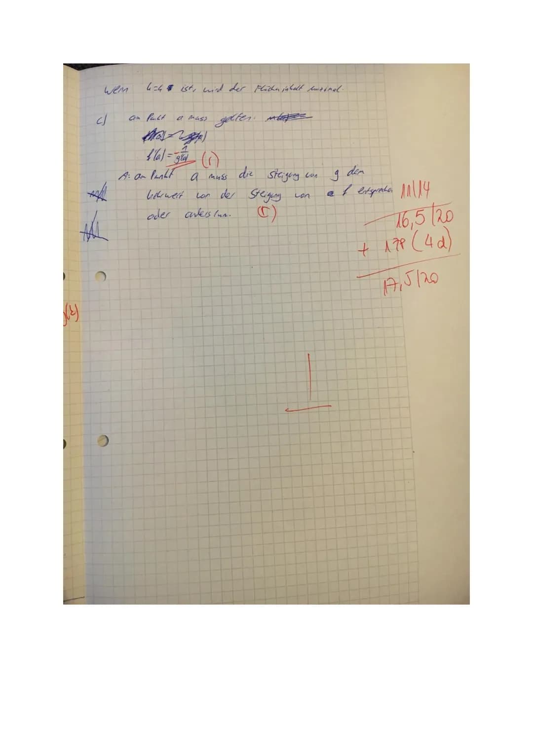 Klasse 11 (OS/SY)
Name: Joel Stepan
MATHEMATIK LEISTUNGSFACH
KLAUSUR NR. 1
Teil A ohne Hilfsmittel
Aufgabe 1
Bilde jeweils die Ableitungsfun