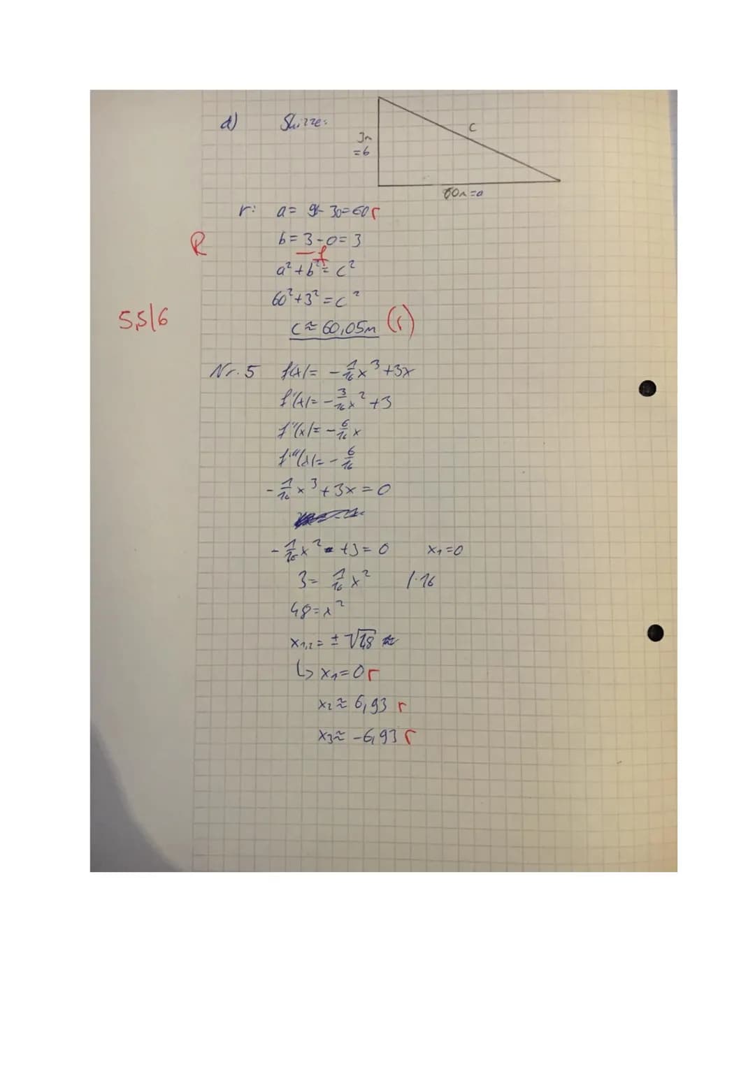 Klasse 11 (OS/SY)
Name: Joel Stepan
MATHEMATIK LEISTUNGSFACH
KLAUSUR NR. 1
Teil A ohne Hilfsmittel
Aufgabe 1
Bilde jeweils die Ableitungsfun