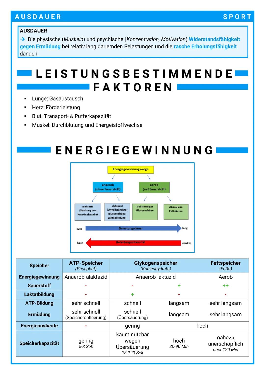 Energie und Sport: Einfach erklärt für Kids!