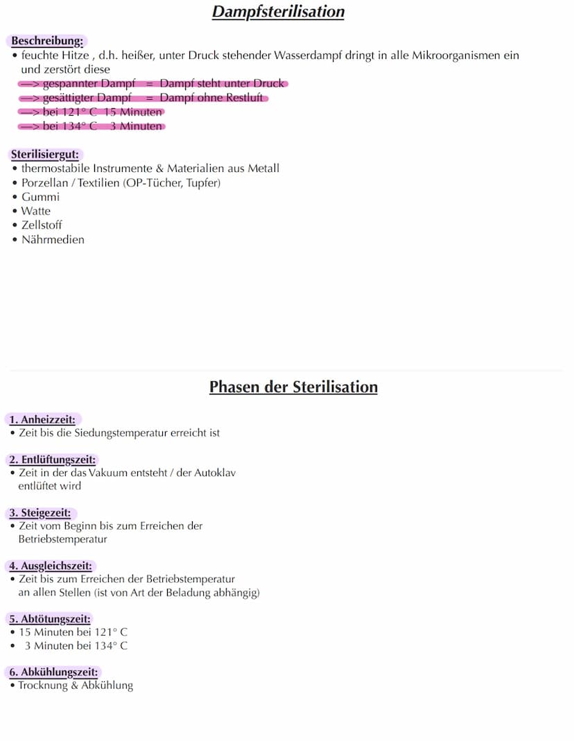 Anforderungen an die Hygiene
-> wird vom RKI vorgegeben
-> das wichtigste Dokument in einer Praxis ist der Hygieneplan
Was beschreibt der Hy