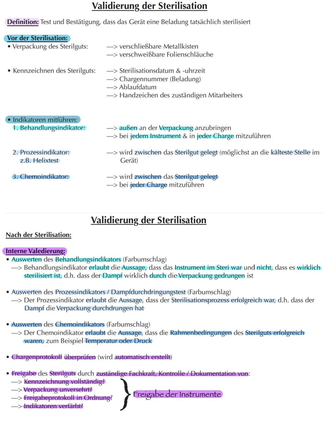 Anforderungen an die Hygiene
-> wird vom RKI vorgegeben
-> das wichtigste Dokument in einer Praxis ist der Hygieneplan
Was beschreibt der Hy