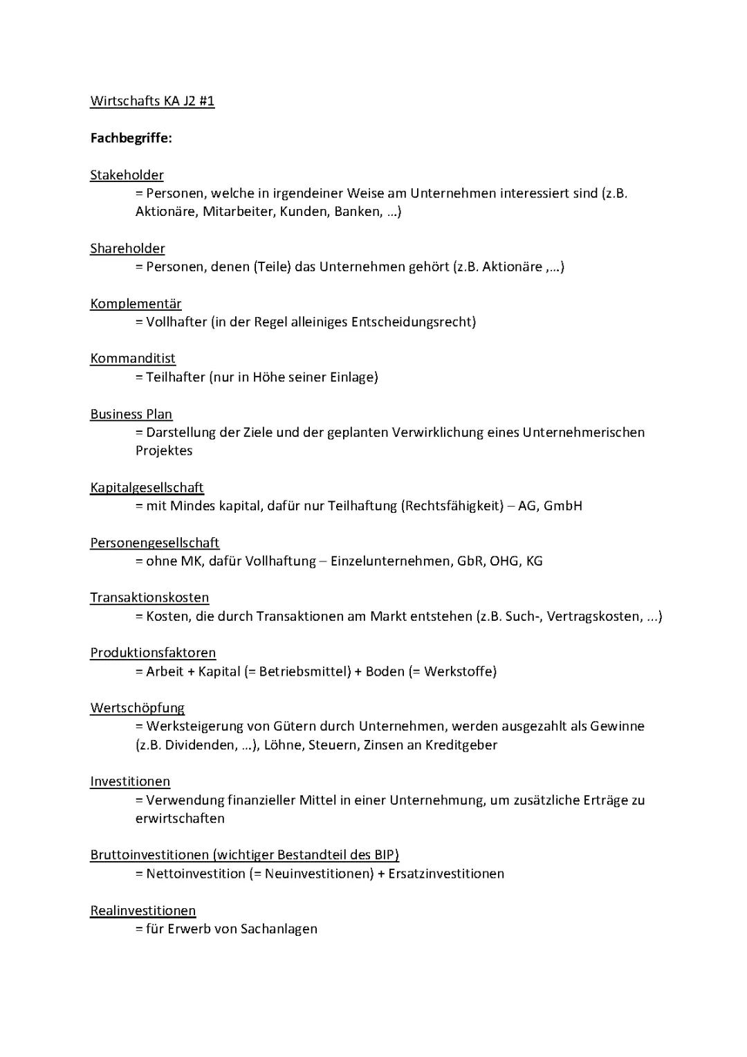 Was ist der Shareholder Value und wie unterscheidet er sich vom Stakeholder-Ansatz?