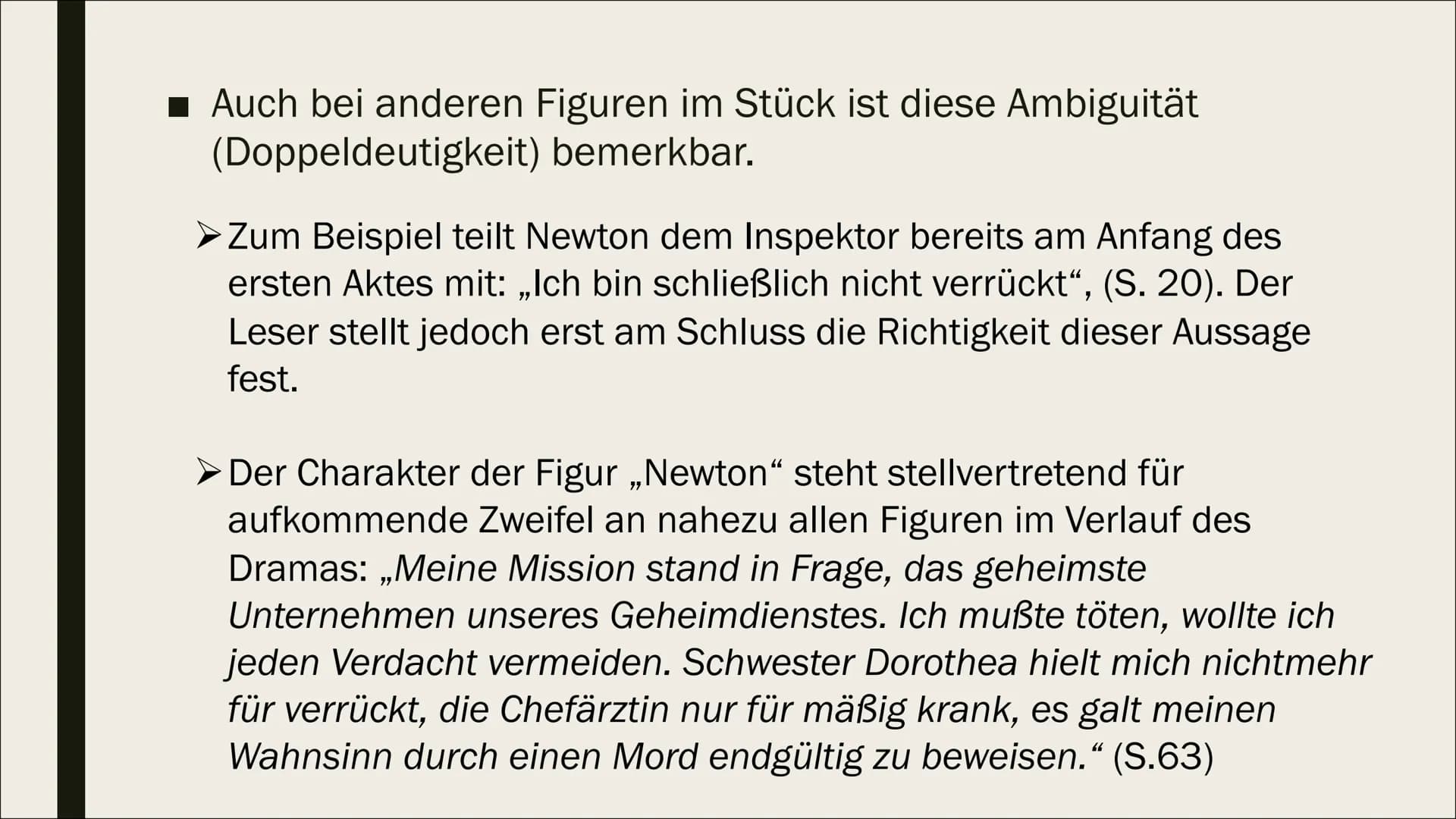 SPRACHLICHE EINORDNUNG
„DIE PHYSIKER“
– VON DÜRRENMATT
Die Sprache des Dramas
-Eine Präsentation von Alexa und Kate- Inhaltsverzeichnes
Aufb