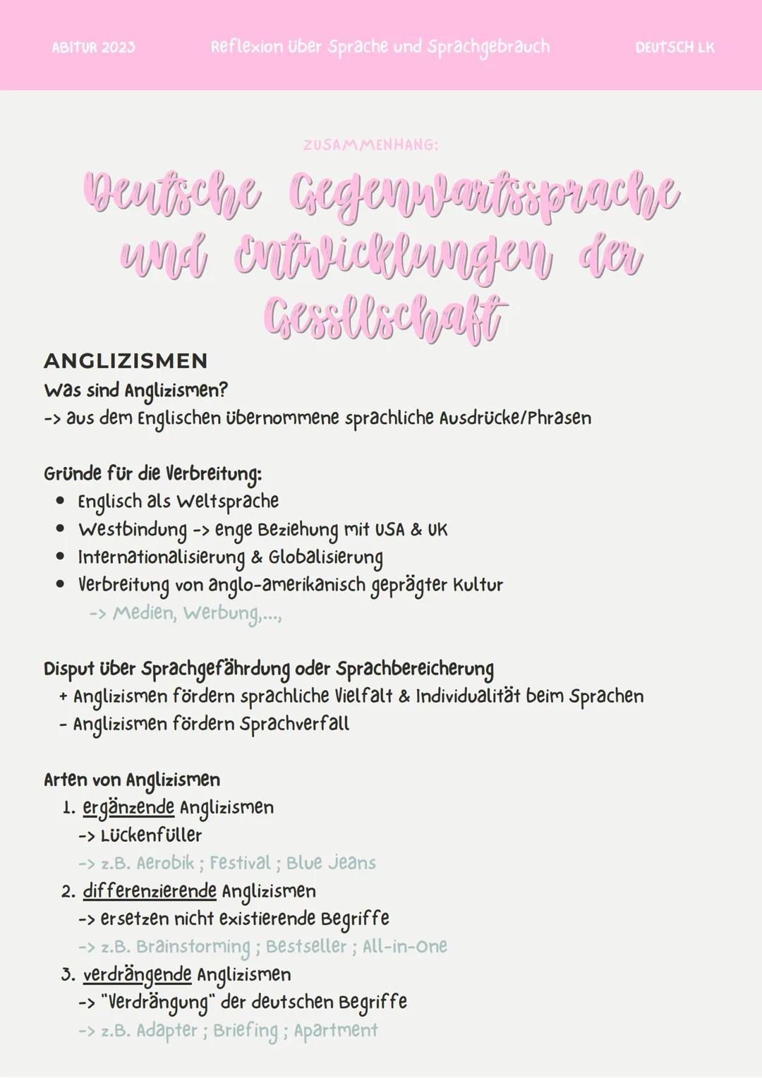 ABITUR 2023
Reflexion über Sprache und Sprachgebrauch
DEUTSCH LK

RAHMENTHEMA 6
Keflexion über sprache
und sprachgebrauch

INHALT
Verpflicht