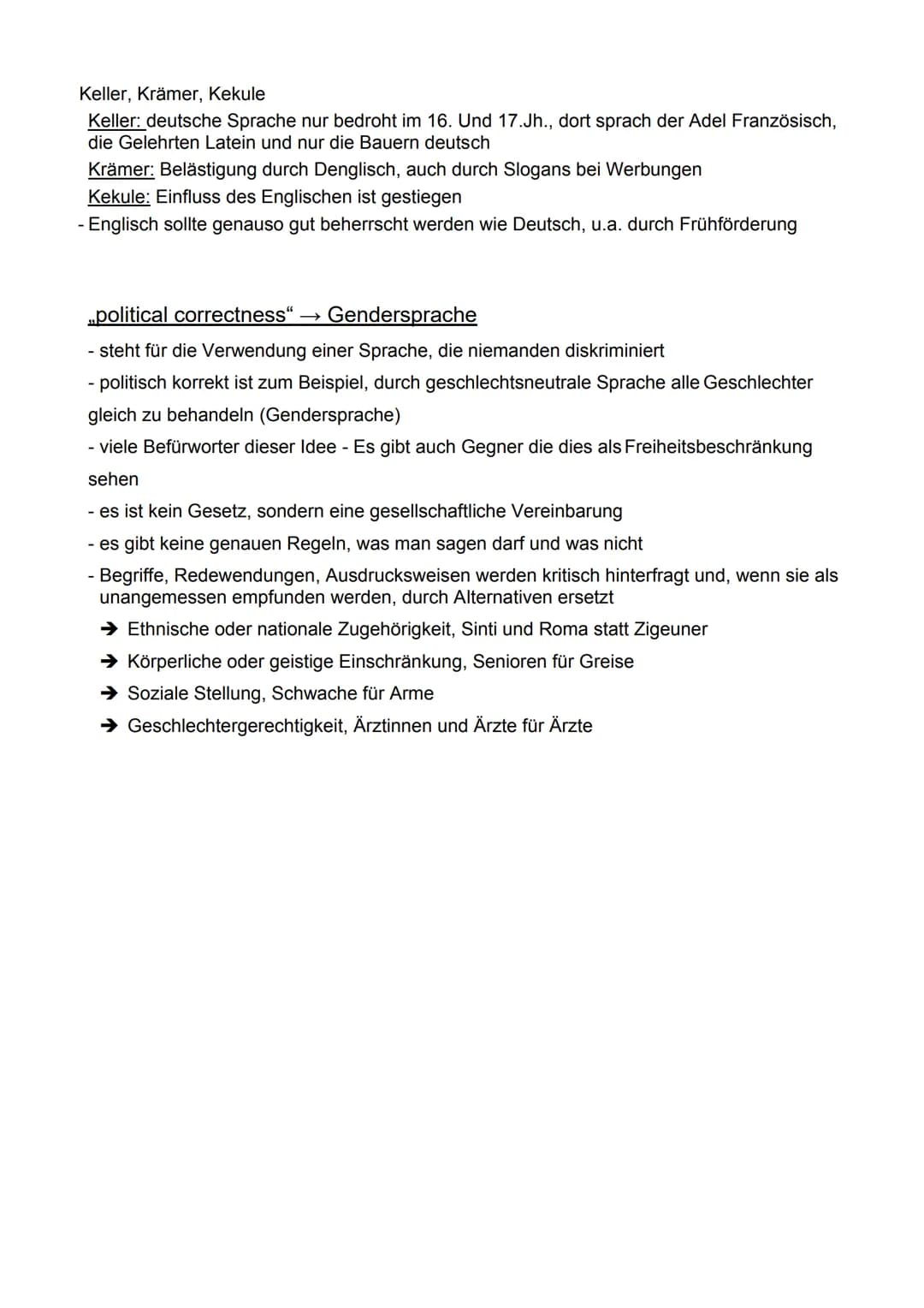 Sapir-Whorf-Hypothese:
Sapir-Whorf-Hypothese
O Verständnis, dass Sprache nicht nur Ausdruck des Gedankens ist, sie forme den Gedanken auch
O