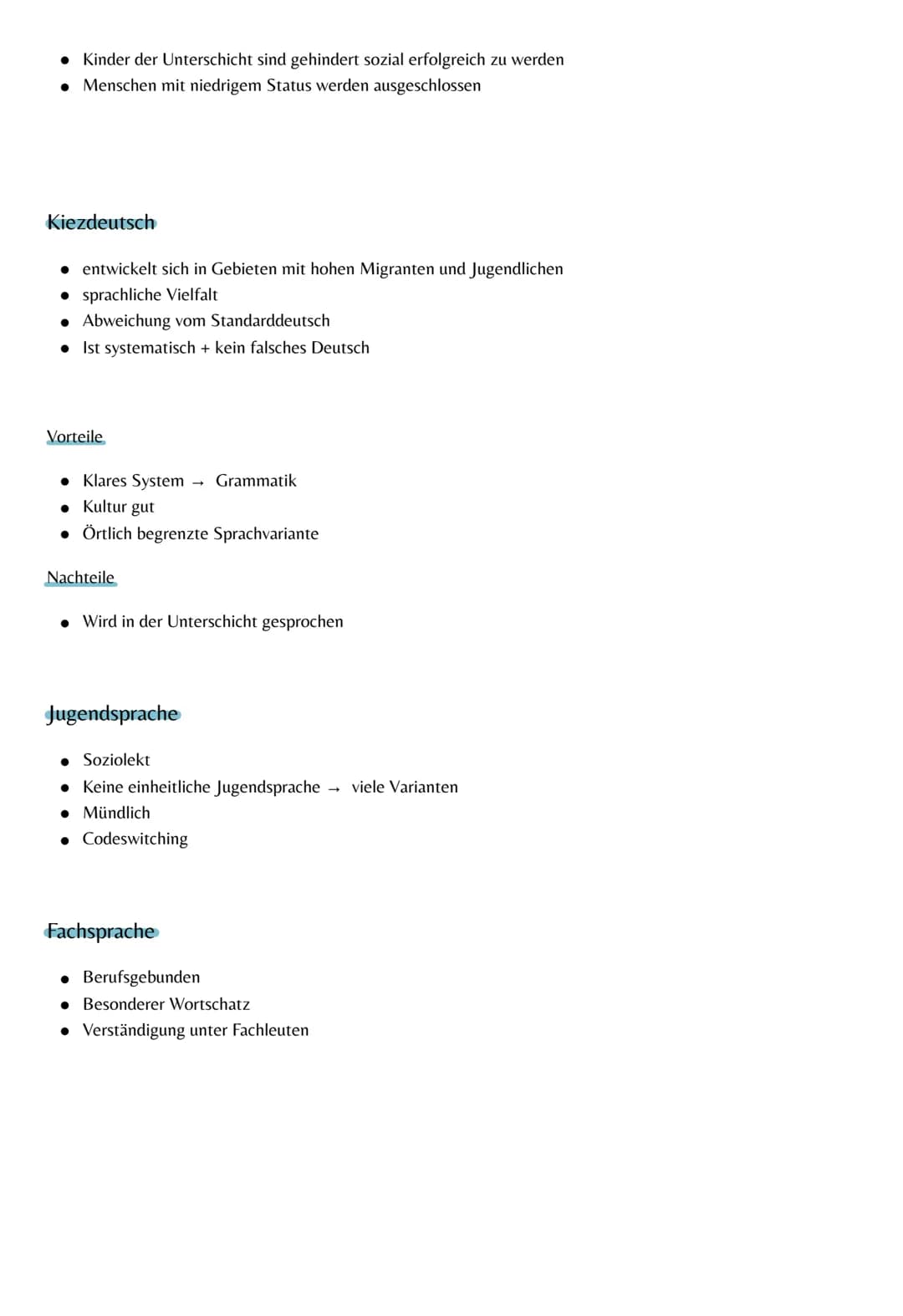 Sapir-Whorf-Hypothese:
Sapir-Whorf-Hypothese
O Verständnis, dass Sprache nicht nur Ausdruck des Gedankens ist, sie forme den Gedanken auch
O