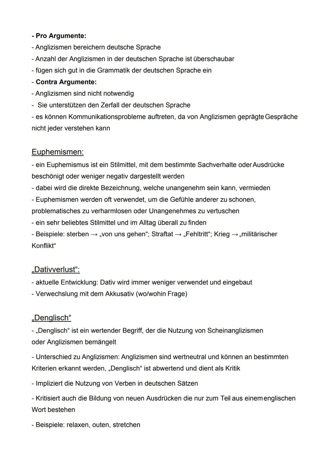 Sapir-Whorf-Hypothese:
Sapir-Whorf-Hypothese
O Verständnis, dass Sprache nicht nur Ausdruck des Gedankens ist, sie forme den Gedanken auch
O