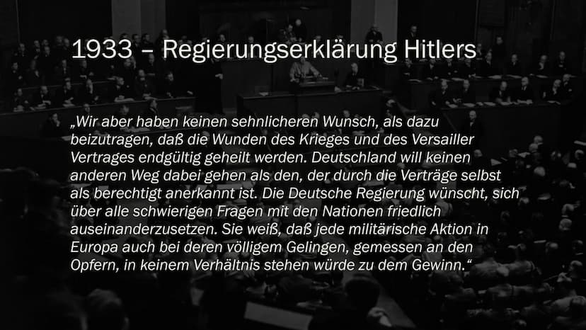 DIE NS-
AUBENPOLITIK
Eine Präsentation von AT
$ Gliederung
Ziele von Hitlers Außenpolitik
Die Ausgangssituation
Zweigleisige Außenpolitik 19