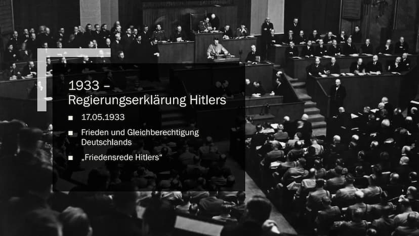 DIE NS-
AUBENPOLITIK
Eine Präsentation von AT
$ Gliederung
Ziele von Hitlers Außenpolitik
Die Ausgangssituation
Zweigleisige Außenpolitik 19