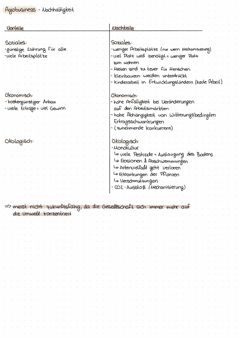 Thema: Agrobusiness
· Vermarktung und Verarbeitung landwirtschaftlicher Erzeugnisse durch große private
Unternehmen
ها
Strukturwandel
ERDKUN