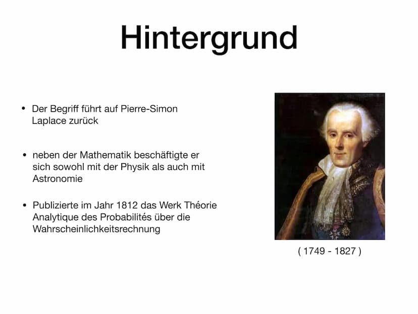 Berechnung:
A
B
Definition: Die jeweils möglichen Ereignisse haben alle
die gleiche Wahrscheinlichkeit
Laplace - Experiment
Handout
B
P(E)=

