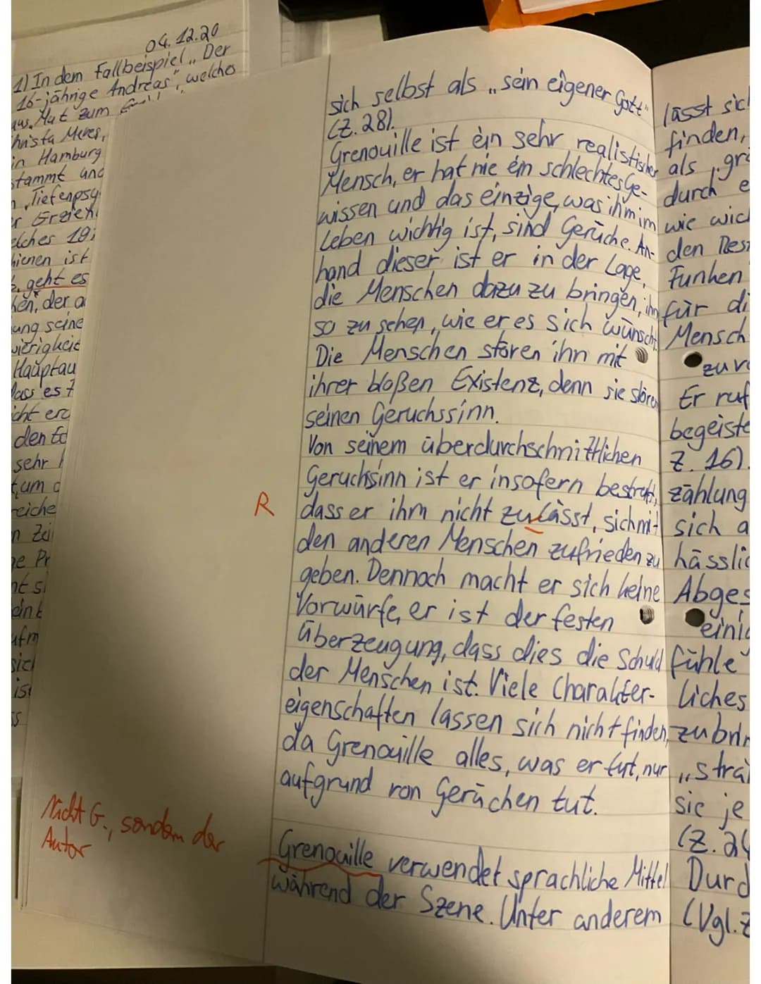 04.12.20
1) In dem Fallbeispiel.. Der
16-jährige Andreas", welcho
aus. Mut zum Ereichen von
Christa Meres,
in Hamburg
stamme und
n Tiefenpsy