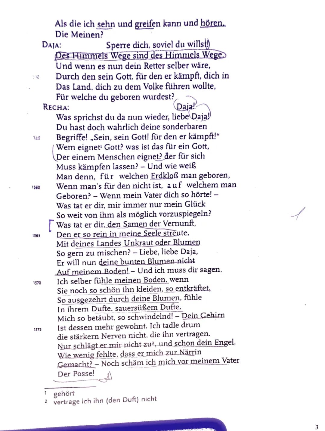 Deutschklausur Dr. A
Die vorliegende Szene Sternt
aus dem Drama,, Nathan der
Wise, welches con Gotthold
Ephraim Cessing verfasst
und 1779 ve