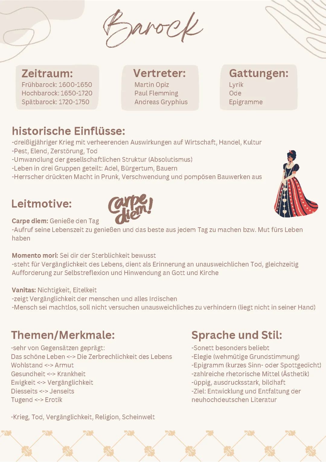 Wichtige Literaturepochen