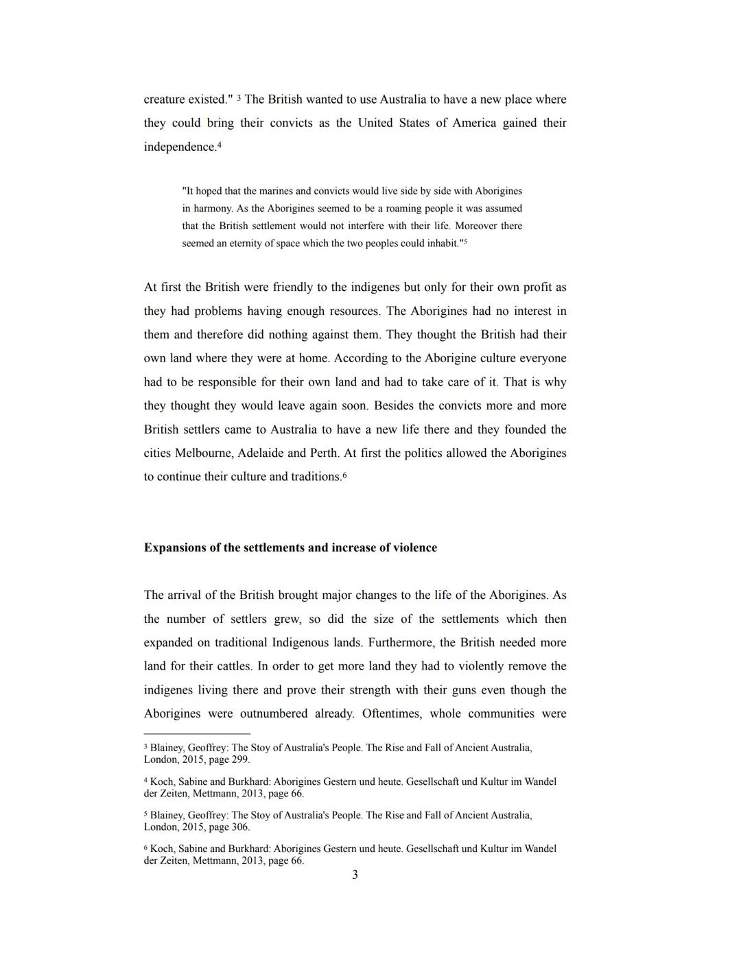 Tackling Colonial Traces -
How does Australia deal with
Colonial Remains? Table of content

1. Introduction
2. First settlements in Australi