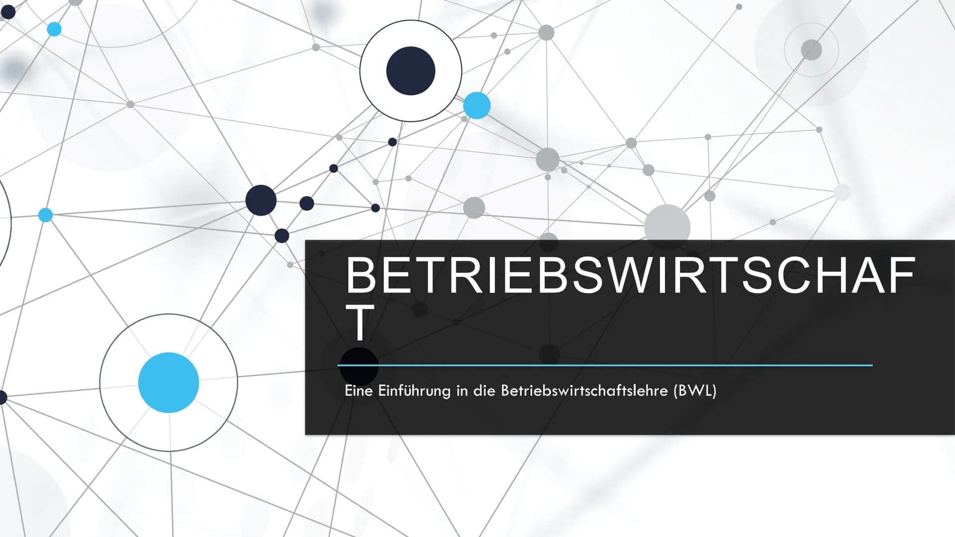 Betriebswirtschaftslehre - Handout
1) Was ist die Betriebswirtschaftslehre?
Die Disziplin der Wirtschaftswissenschaften unterteilt sich in z