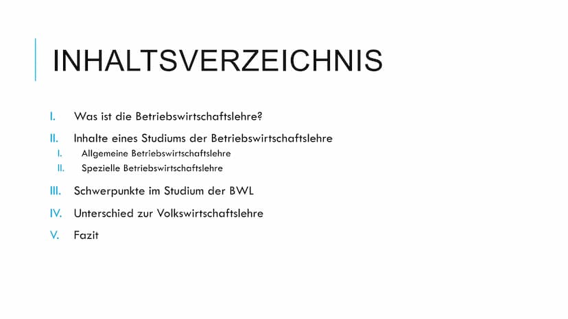 Betriebswirtschaftslehre - Handout
1) Was ist die Betriebswirtschaftslehre?
Die Disziplin der Wirtschaftswissenschaften unterteilt sich in z