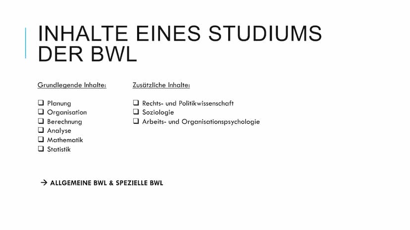 Betriebswirtschaftslehre - Handout
1) Was ist die Betriebswirtschaftslehre?
Die Disziplin der Wirtschaftswissenschaften unterteilt sich in z