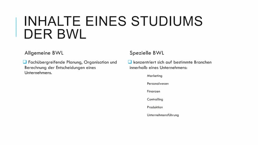 Betriebswirtschaftslehre - Handout
1) Was ist die Betriebswirtschaftslehre?
Die Disziplin der Wirtschaftswissenschaften unterteilt sich in z