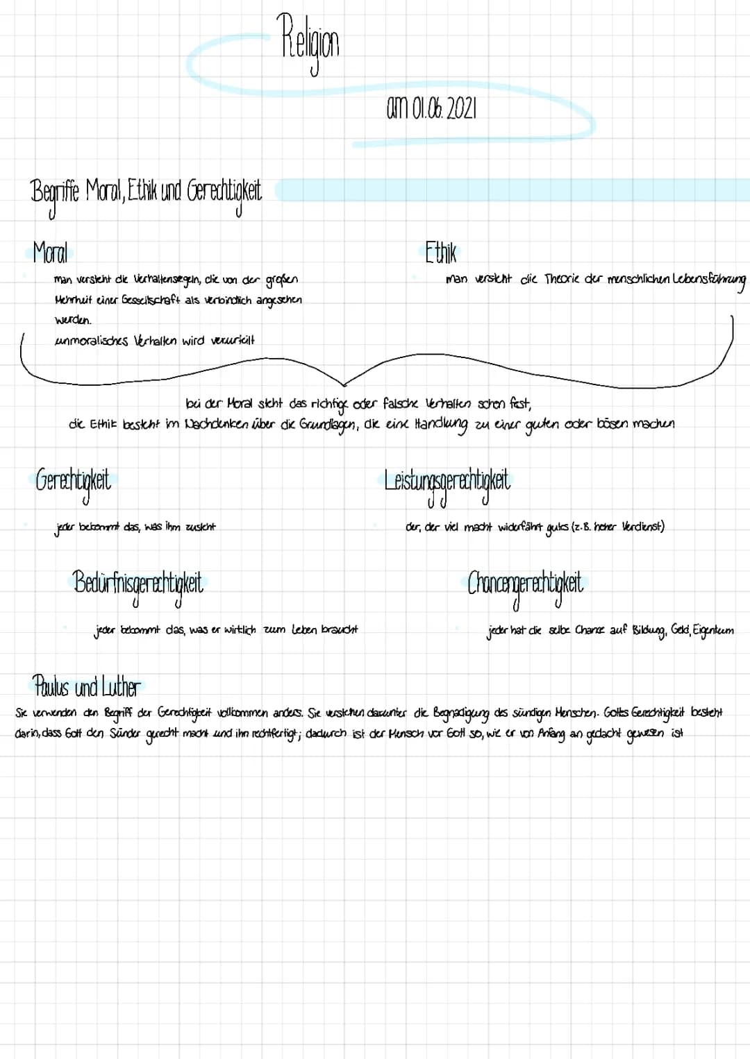 Moral, Ethik & Gerechtigkeit 