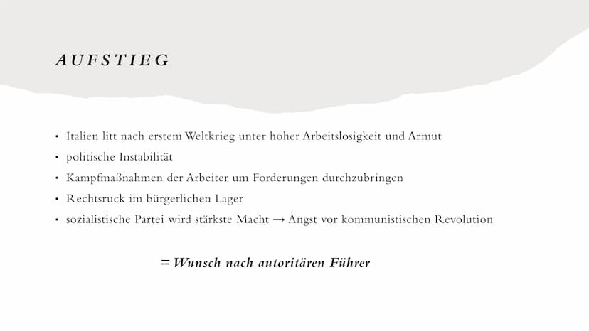 FASCHISMUS
IN ITALIEN
Marlene Pfäffle 9/2
0 GLIEDERUNG
1. Definition
2. Aufstieg
3. Benito Mussolini
4. Marsch auf Rom
5. Errichtung der Dik