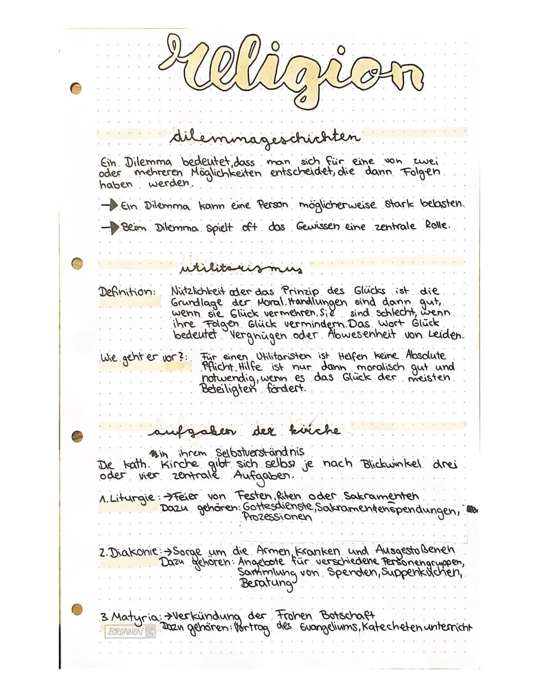 religion
dilemmageschichten.
von
zwei
Ein Dilemma bedeutet, dass man sich für eine
oder mehreren Möglichkeiten entscheidet, die dann Folgen.