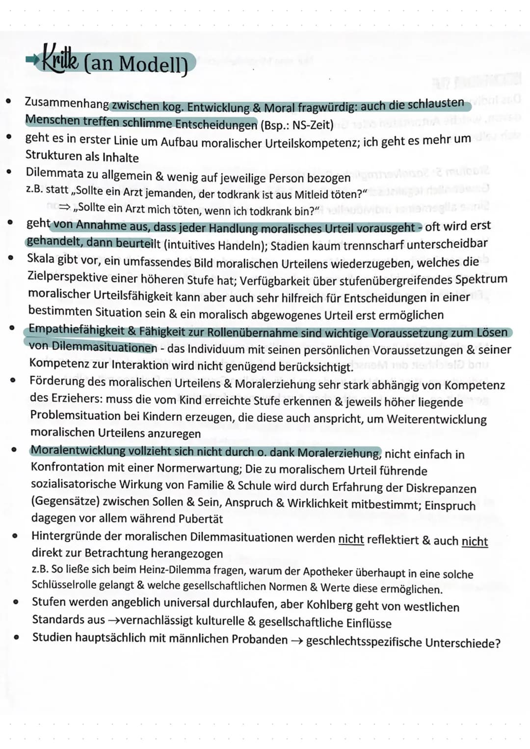Inhalt:
- 3 Phasen
Kohlberg
Theorie der moralentwicklung
- Prä-konventionelle Ebene
- konventionelle Ebene
- Post-konventionelle Ebene
zur T