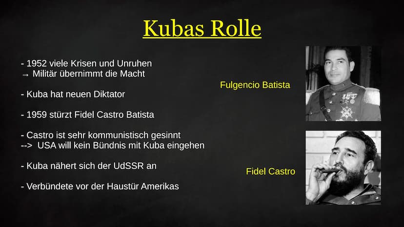 USA
"1
Kuba-Krise
Die Welt stand vor einem Atomkrieg".
und Gliederung
1. Kuba-Krise Begriff
2. Vorgeschichte
2.1 Kubas Rolle
2.1.1 Invasion 
