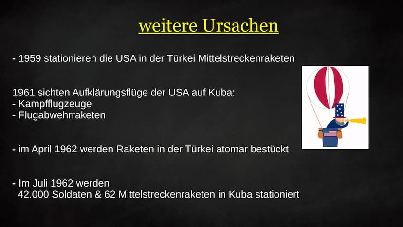 USA
"1
Kuba-Krise
Die Welt stand vor einem Atomkrieg".
und Gliederung
1. Kuba-Krise Begriff
2. Vorgeschichte
2.1 Kubas Rolle
2.1.1 Invasion 