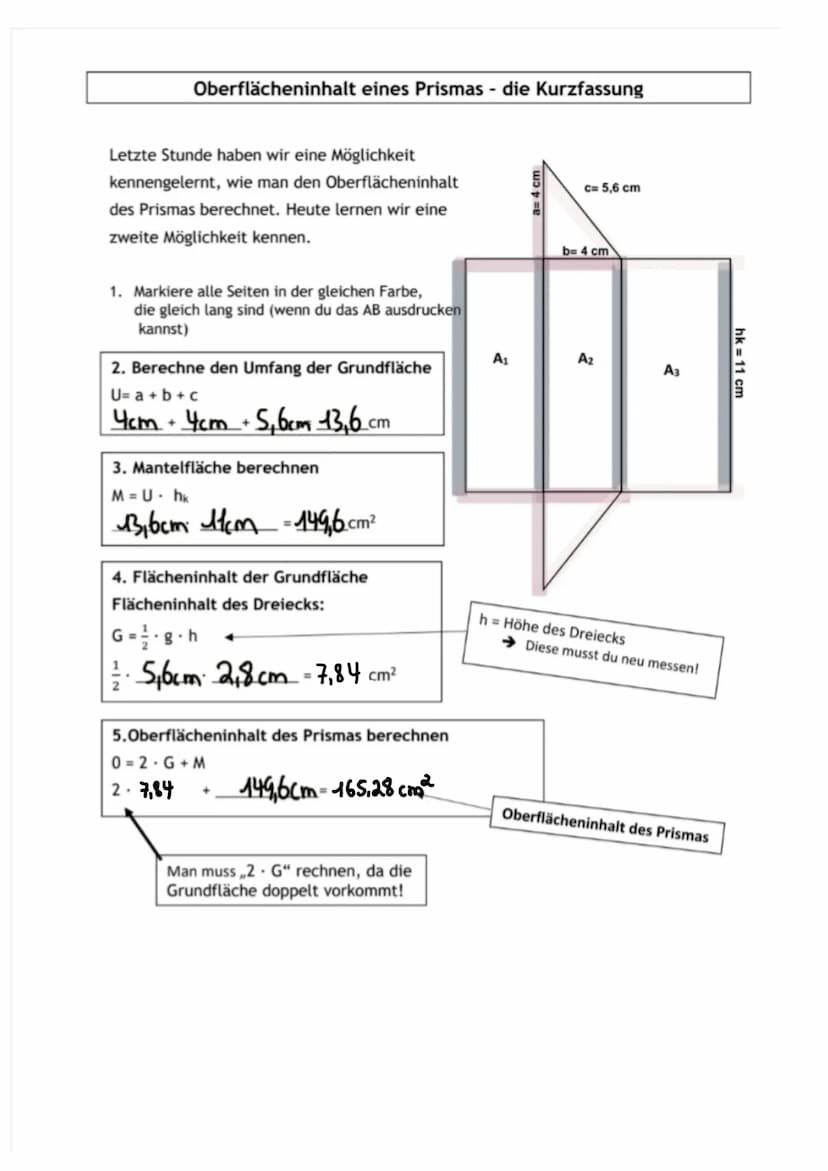 dernzettel: Oberflächen und volumen
Oberflächen:
Trapez: U= atb t d t c
M= Uhk
Gatch
0=2. G + M
Dreiecks
Quadrat:
Rechteck
U= a+b+c
M=U•hk
G