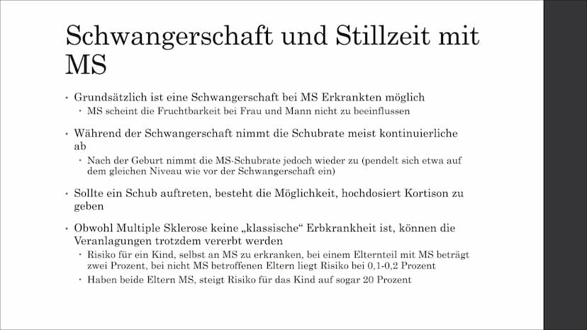Multiple Sklerose
(MS) Inhaltsverzeichnis
Was ist Multiple Sklerose (MS)?
Allgemein
neurobiologische Ebene
Ursachen und Entstehung
Symptome
