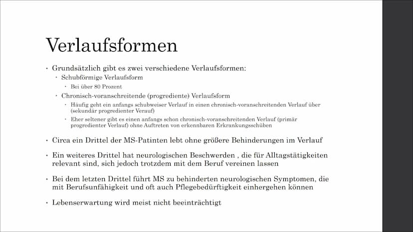 Multiple Sklerose
(MS) Inhaltsverzeichnis
Was ist Multiple Sklerose (MS)?
Allgemein
neurobiologische Ebene
Ursachen und Entstehung
Symptome
