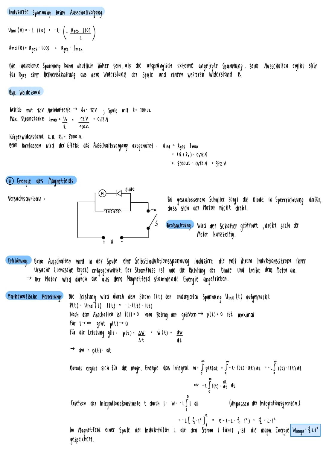 1 Induktionsgesetz
Beispielexperiment
(Vind
Physik-Klausur Nr. 3
+
X
D
Def.: 7
· Tu
+
+
Ein Leiter wird mit der Geschwindigkeit vs senkrecht