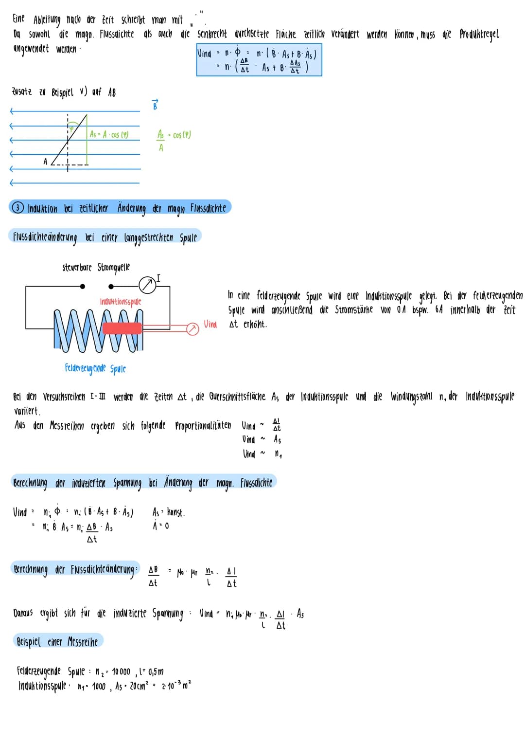 1 Induktionsgesetz
Beispielexperiment
(Vind
Physik-Klausur Nr. 3
+
X
D
Def.: 7
· Tu
+
+
Ein Leiter wird mit der Geschwindigkeit vs senkrecht