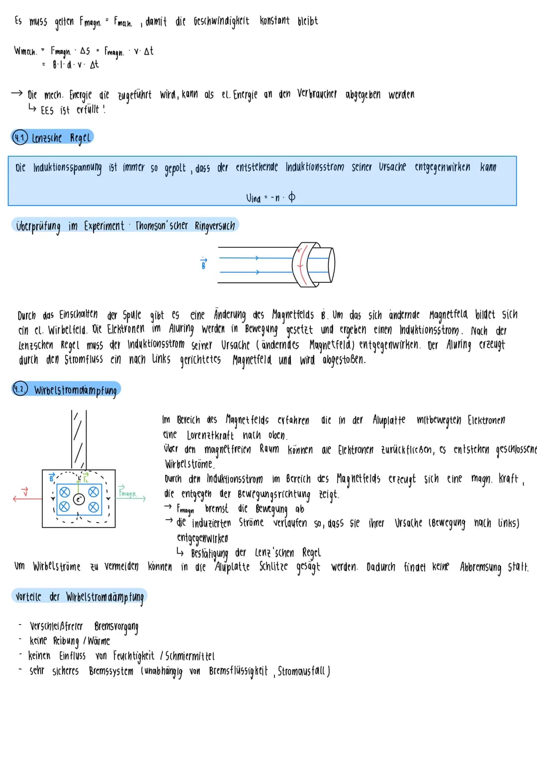 1 Induktionsgesetz
Beispielexperiment
(Vind
Physik-Klausur Nr. 3
+
X
D
Def.: 7
· Tu
+
+
Ein Leiter wird mit der Geschwindigkeit vs senkrecht