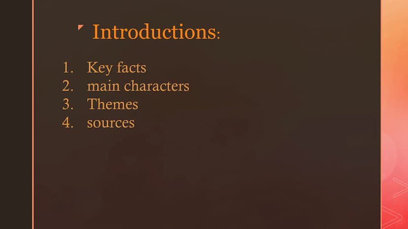 OTHELLO
Joudi
19/1
WILLIAM SHAKESPEARE
20.03.2021 '
Introductions:
Key facts
main characters
1.
2.
3. Themes
4. sources 'Key facts:
1800.
Pe