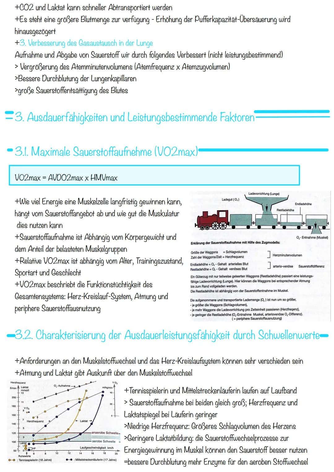 Sport KA 2
Ausdauer
= 1. Bedeutung der Ausdauer
Im Sport und auch allgemein versteht man unter Ausdauer die physische und psychische
Widerst