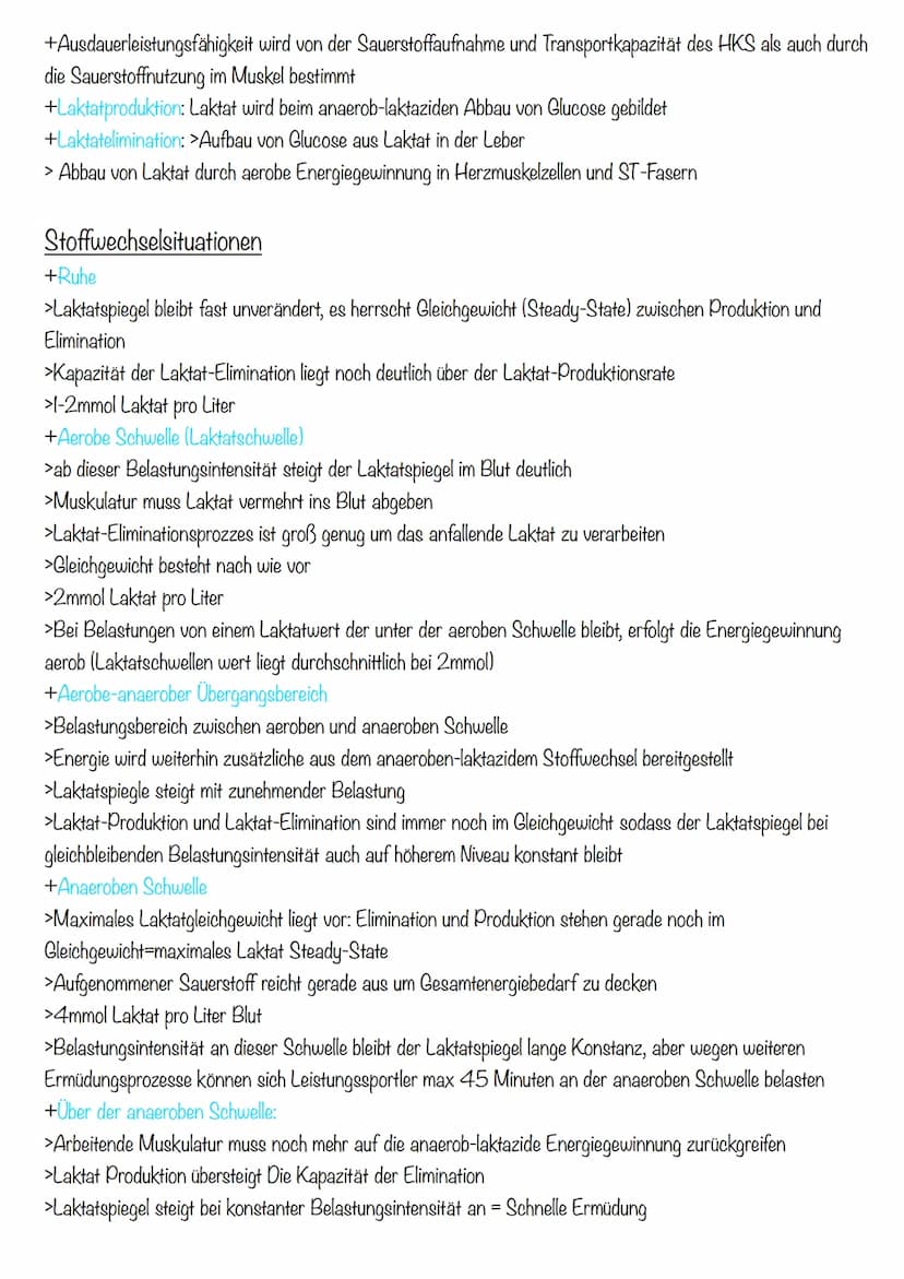 Sport KA 2
Ausdauer
= 1. Bedeutung der Ausdauer
Im Sport und auch allgemein versteht man unter Ausdauer die physische und psychische
Widerst