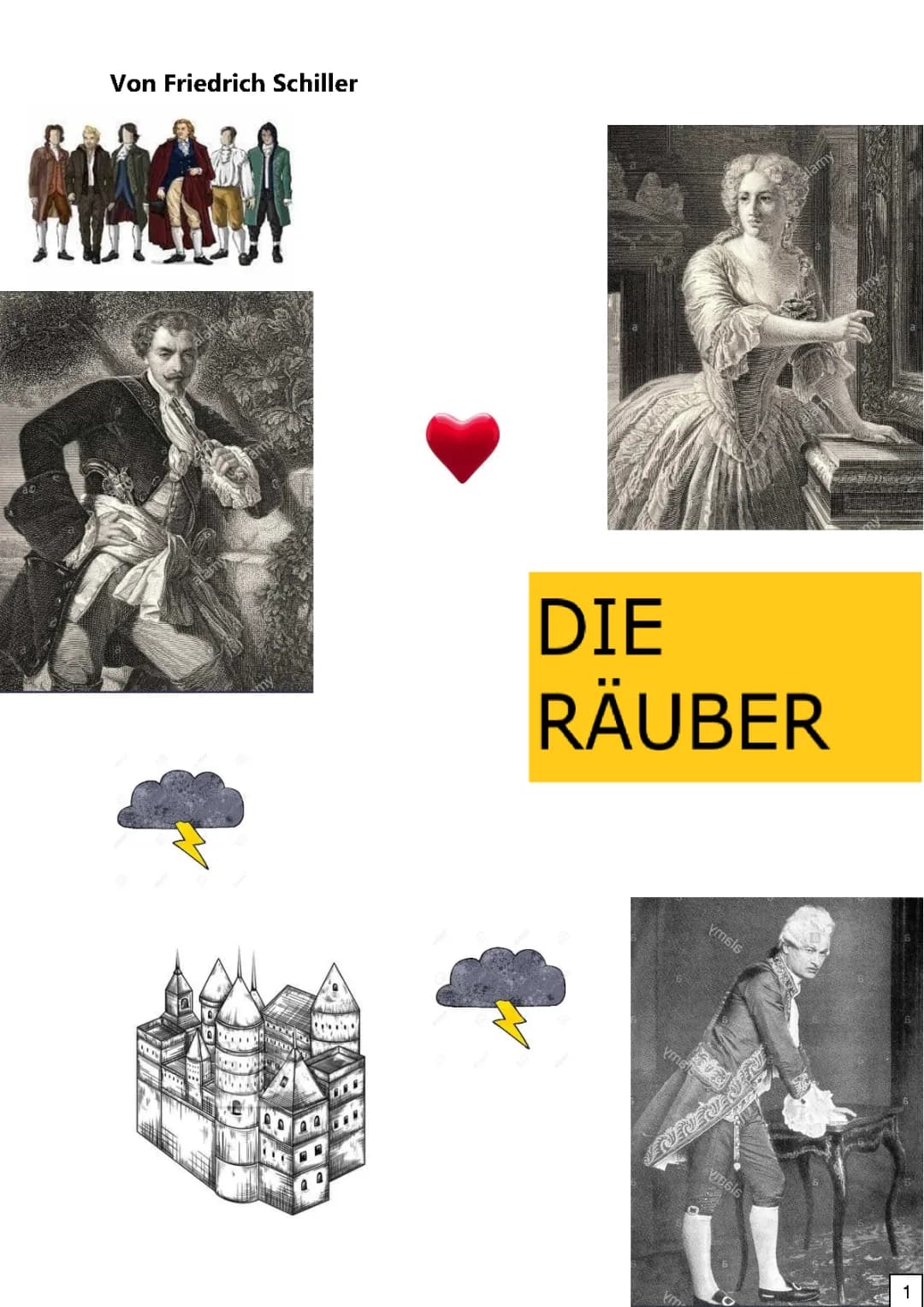 Die Räuber: Zusammenfassungen, Charakterisierungen und mehr - PDF