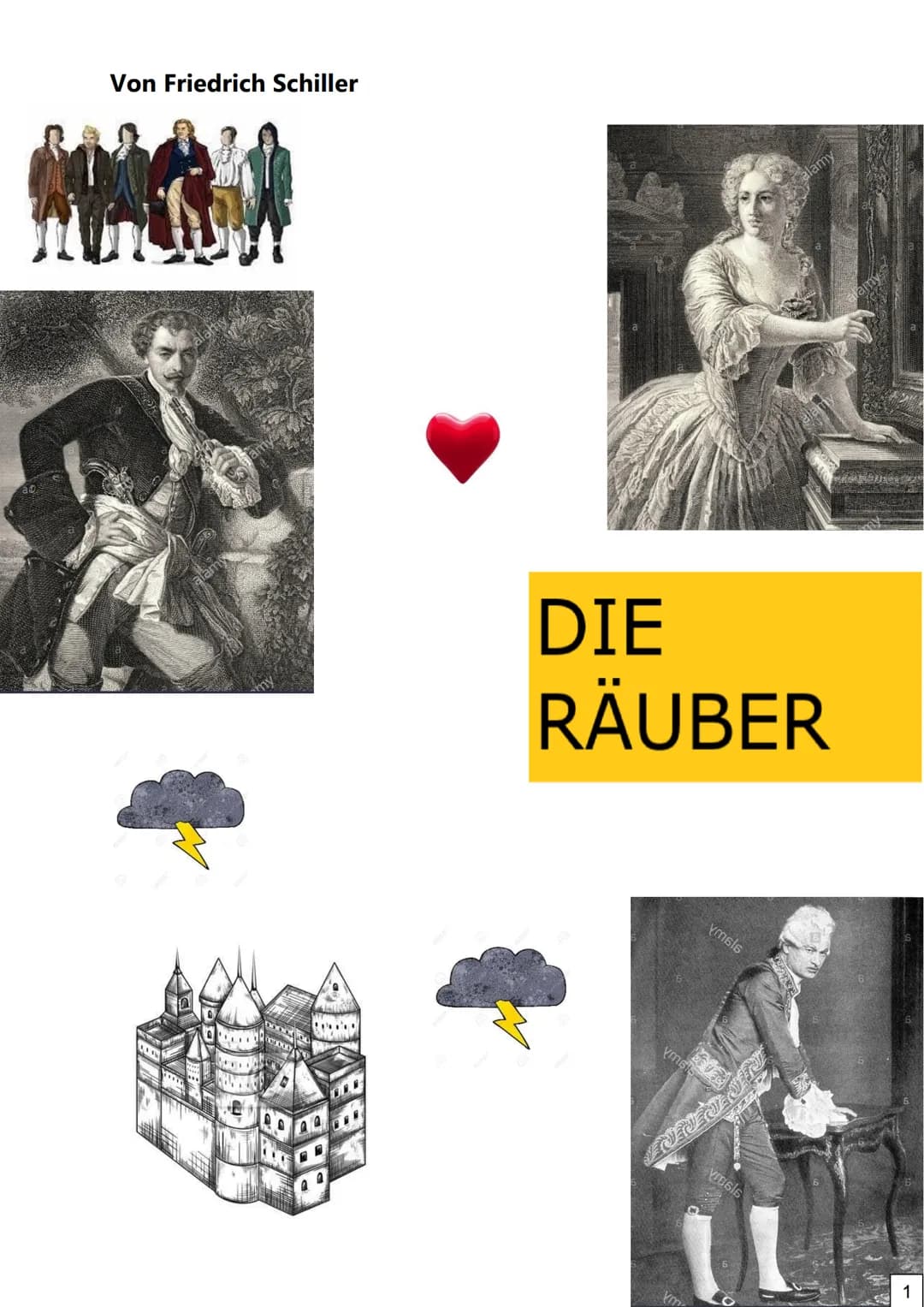 Von Friedrich Schiller
ww
NEE T
KEY
POPEV
888
DIE
RÄUBER
Vm6is
ymsls
Calamy
VIESIS
INT
1 Amina Rexhepi
Seite:
Inhaltsverzeichnis
Pflichtaufg